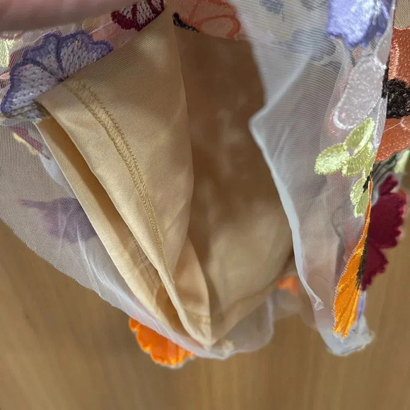 Flower Mesh Dress - Picture 11 of 12